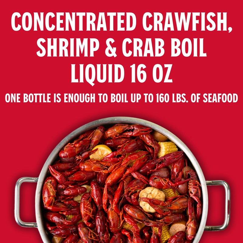 Louisiana Fish Fry Products Crawfish, Shrimp & Crab Concentrated Liquid