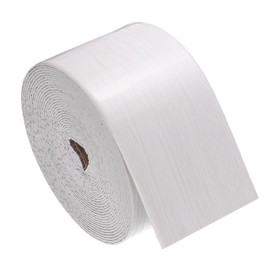 QUARKZMAN Abzieh- und Klebbarer wasserdichter Wandrand, 4" x 394" Weißes Holzmaserung Abnehmbare Tapetenrand-Aufkleber-Zierleisten für Wand-Ecke Tisch Möbel Spiegelrahmen