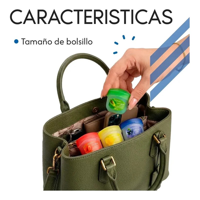 Diler Set 4 Pz Bálsamos Labiales Hidratantes Frutales En Set