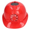 Hard Hat with Solar Fan Plastic Ventilated Safety Helmet Breathable