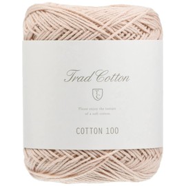 DARUMA Trad Cotton 100% Cotton Yarn, Col.4, 0.9 oz (25 g), Approx. 32.8 ft (108 m)