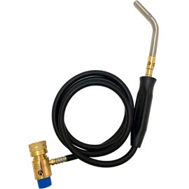 Appli Parts Single Burner Hand Torch with 5 ft Hose for Soldering, Brazing with Map or Propane Fuel Apht-3W