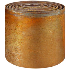 Corten Steel Garden Edging 5.5" x 32.8', Metal Rusted Landscape Edging Sturdy Garden Long Strips, Metal Edging for Landscaping, Metal Garden Edging for Lawns,Borders and Flower Beds