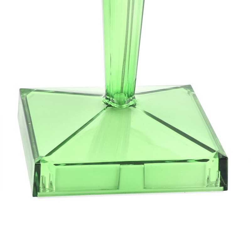 LED Crystal Table Lamp Transparent Prism Dimmable Desk Lamp USB