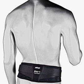 Zamst ZW-1 Back Brace, Black, Large