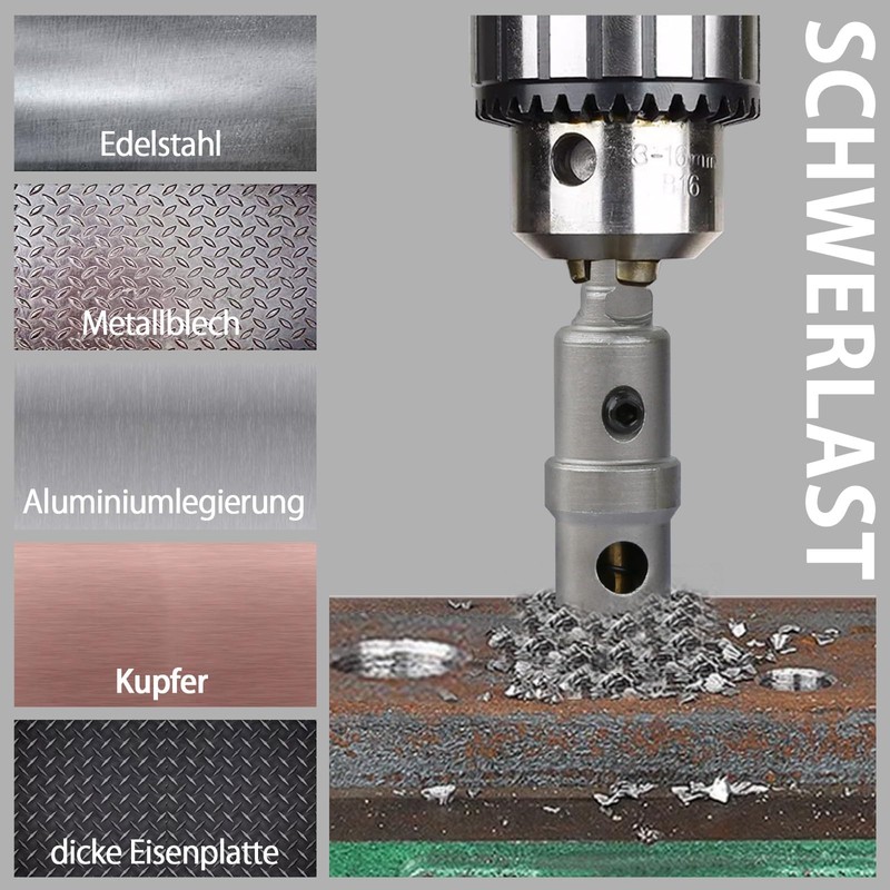 Vearter 94 mm Carbide Hole Saw, Hole Drill Bit with