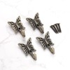 VGOL 4 Pcs Butterfly Shaped Wall Hooks Antique Decorative Wall