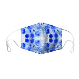 Mavi Bandz Face Mask Covering Blue Paint Splatter