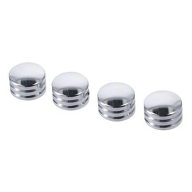 4 Pcs Motorcycle Head Bolt Covers, Screw Topper Covers Replacement Motorcycle Accessories Parts for Harley Twin Cam Dyna, for Sportster XL Chrome