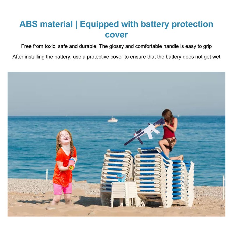 Electric Water Toy ABS Rechargeable Automatic Water Soaker Toy Water