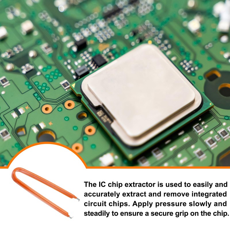 sourcing map 3Pcs IC Chip Extractor IC U Shape Puller