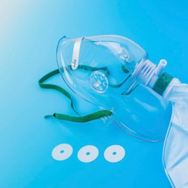 [KyoDiso Medical Equipment] Oxygen Mask with Reservoir Back (1 piece/1 set) [Model Number: S-021] (M Height 3.5 inches (90 mm) / Width 3.1 inches (80 mm))