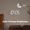 mooas 3D LED Clock, Multi-Function LED Clock (Calendar, Alarm, Temperature)