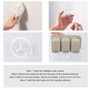 Toothbrush Holder Wall Mounted Multi Functional Toothbrush Toothpaste Dispenser for