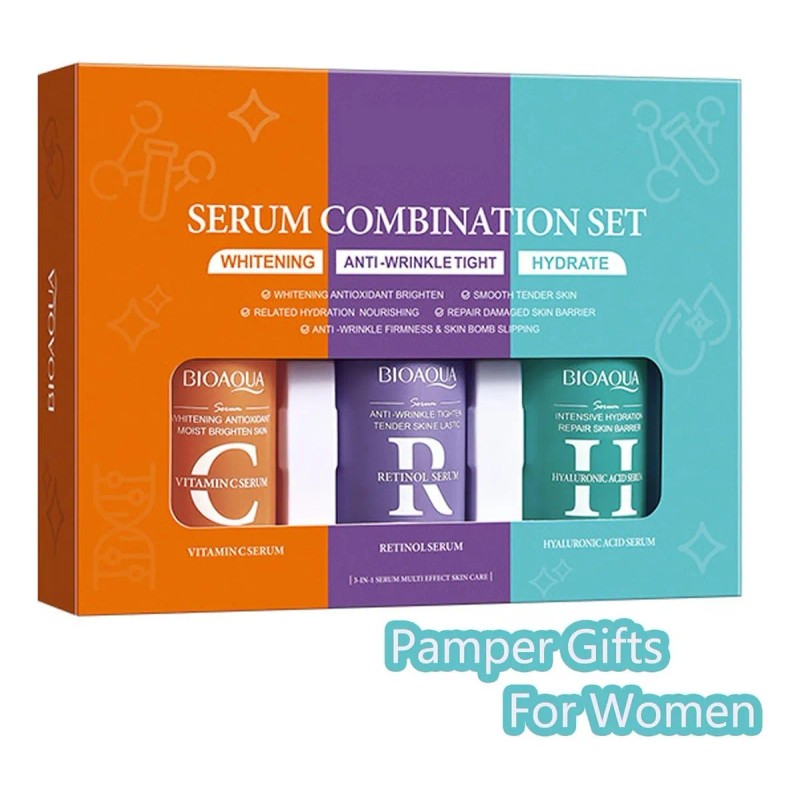 Set Cuidado De La Piel Vitamina C Retinol Y Acido