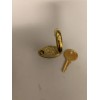 New Wilson Bohannan WB Padlock Brass Lock Heavy Duty w/