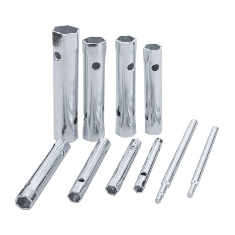 JNNJ 10Pcs Spark Plug Socket Wrench, Dual Ended Wrench Socket