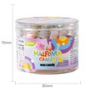 Halfoma Wax Bottle Chewable Candy, with Various Fruit-flavored Syrups in