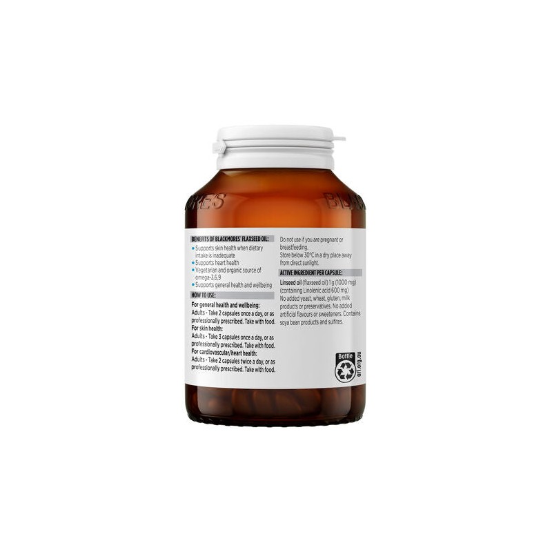 Blackmores Flaxseed Oil 100 Capsules