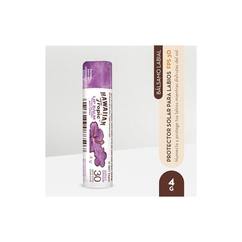 Hawaiian Tropic, Protector Solar para Labios Lip Balm 30 FPS