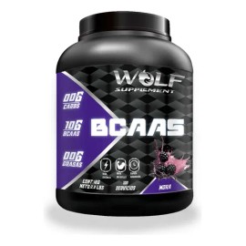 Aminoácidos Bcaas Pre Entreno 1 Kg Wolf 100 Servicios                                                                                                 