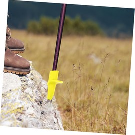 BESPORTBLE 2pcs Trekking Covers Tungsten Feet for Hiking Sticks Non- Wear-Resistant Fit Lightweight and Accessories for Outdoor Adventures