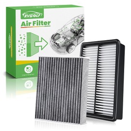 RVgolf Engine+Cabin Air Filters Fit for 2019-2024 Kia Forte, 2020-2023 Forte5, 2017-2020 Hyundai Elantra, 2018-2020 Elantra GT Engine Air Filter Replacement Car Accessories 97133-F2000 28113-F2000
