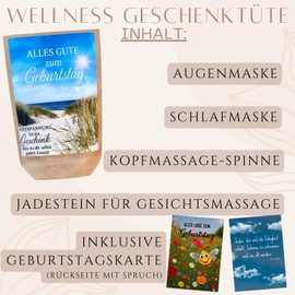 Wellness Gift for Women, 4 Wellness Products, Wonder Bag as Birthday Gift for Relaxation