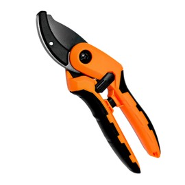 Garden Secateurs Pruning Scissors | Bypass Hand Secateurs with Ambidextrous Lock | Garden Pruner Shears with Steel Blade & Soft Grip Handle | Secateur for Pruning Branches, Flowers & Weeding