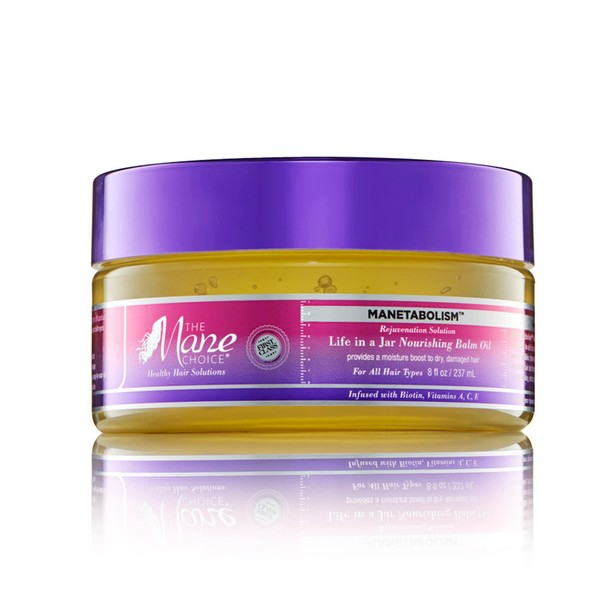 The Mane Choice Rejuvenation Solution Life in a Jar Nourishing Balm Oil, 8 Ounce