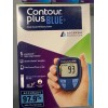 Contour Plus Blue Blood Glucose Monitoring System Glucometer