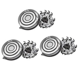 HQ9 Replacement Shaver Head Blades for HQ9070 HQ9080 HQ8240 8260 PT920 8140XL 8160XL 8170XL Electric Razor, 3 Replacement Blades with Cleaning Brush