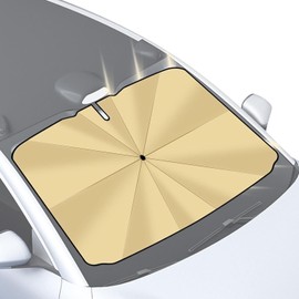 Parasol de Sol para Parabrisas de Coche en Forma de Paraguas Bloqueador Parasol Plegable Tipo Paraguas para Coche Para Coches Sedanes Camiones SUV Vehículos