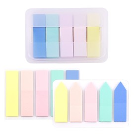 300Pcs Sticky Tabs, Transparent Sticky Notes Flags Pastel Book Tabs Writable Annotation Tabs Morandi Page Markers Clear Index Tabs Translucent Index Stickers for Book Notes Page Bookmarks File Folders