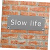Operitacx DIY Engraving Blanks Metal Sign 10/Pack Blank Name Plate