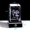 3D I Love You Gifts Crystal Engraved Love Girl and