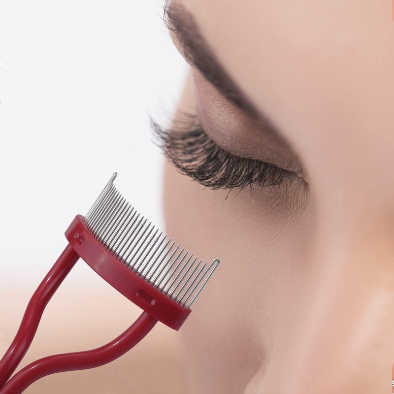 MSQ Eyelash Comb Curler Eyelash Separator Applicator Eyelash Comb Stainless