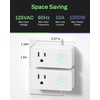 BN-LINK - Enchufe inteligente WiFi resistente, enchufe WiFi inteligente para