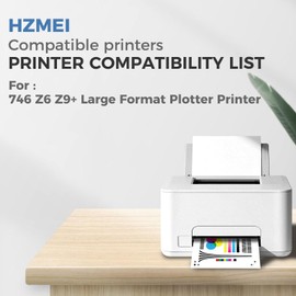 EVEINK 746 Yellow Ink Cartridge (P2V79A) Compatible for 746 Ink Cartridge for DesignJet 746 Z6 Z9+ Large Format Plotter Printer 300ml