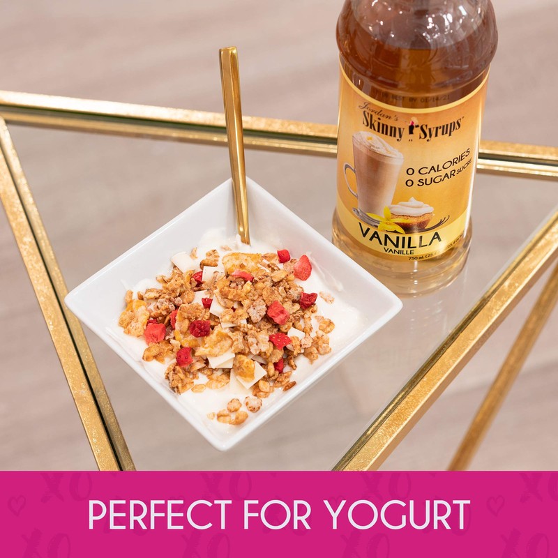 Jordan's Skinny Mixes Sugar Free Flavoring Syrup, Salted Caramel Mocha,