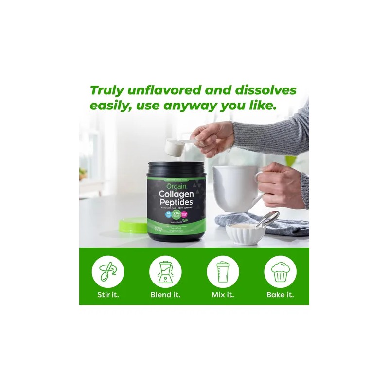 Orgain Grass Fed Pasture Raised Hydrolyzed Collagen Protein