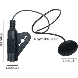 Piezo Contact Mic Pickup for Acoustic Guitar Accessory for Ukulele Violin Mandolin Harp Microphone Banjo Microphone Pickup for Guitar Mic Professional Piezo Contact, Guitar Pickups and Pickup Covers