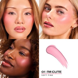 Cheek STAY-N - All-day Liquid Blush - Long-lasting, buildable, ultra-blendable blush:_01 - I'm Cute