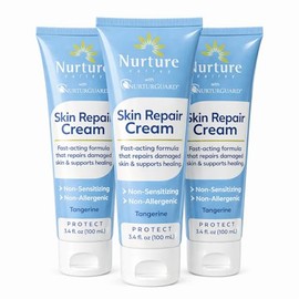 Nurture Valley Crema reparadora de la piel para manos, pies y codos secos severos, agrietados, hidratante intensivo con aroma a mandarina edificante, 