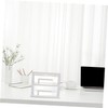 OATIPHO Drawer Organizer Storage Box 2-Layer Desktop Storage Tool Transparent