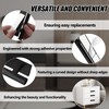Opfiue 10 PCS Self-Stick Push Pull Helper ABS Plastic Handle,