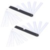 4Pcs Multifunctional Fan Scale Ruler Plastic Drafting Foldable Architect Tool