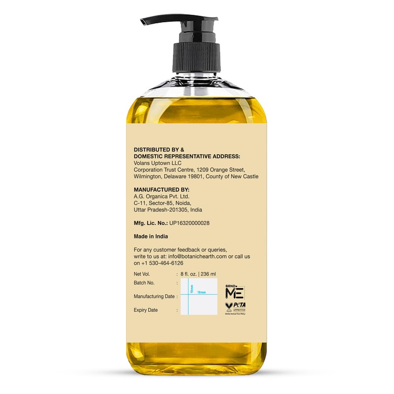 Botanic Hearth Castor Oil (8 fl oz) | 100% Pure