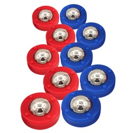 JOINPAYA 10 Pieces Table Top Shuffleboard Accessory Set: Mini Pucks Game Table Curling Boys and Girls Curling Pucks Fun