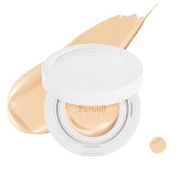 Parnell Cicamanu Serum Cushion - Base De Maquillaje Hidratante Para Piel Sensible Y Seca, Con Cobertura, Acabado Luminoso Y Textura Ligera (0.52 Onzas